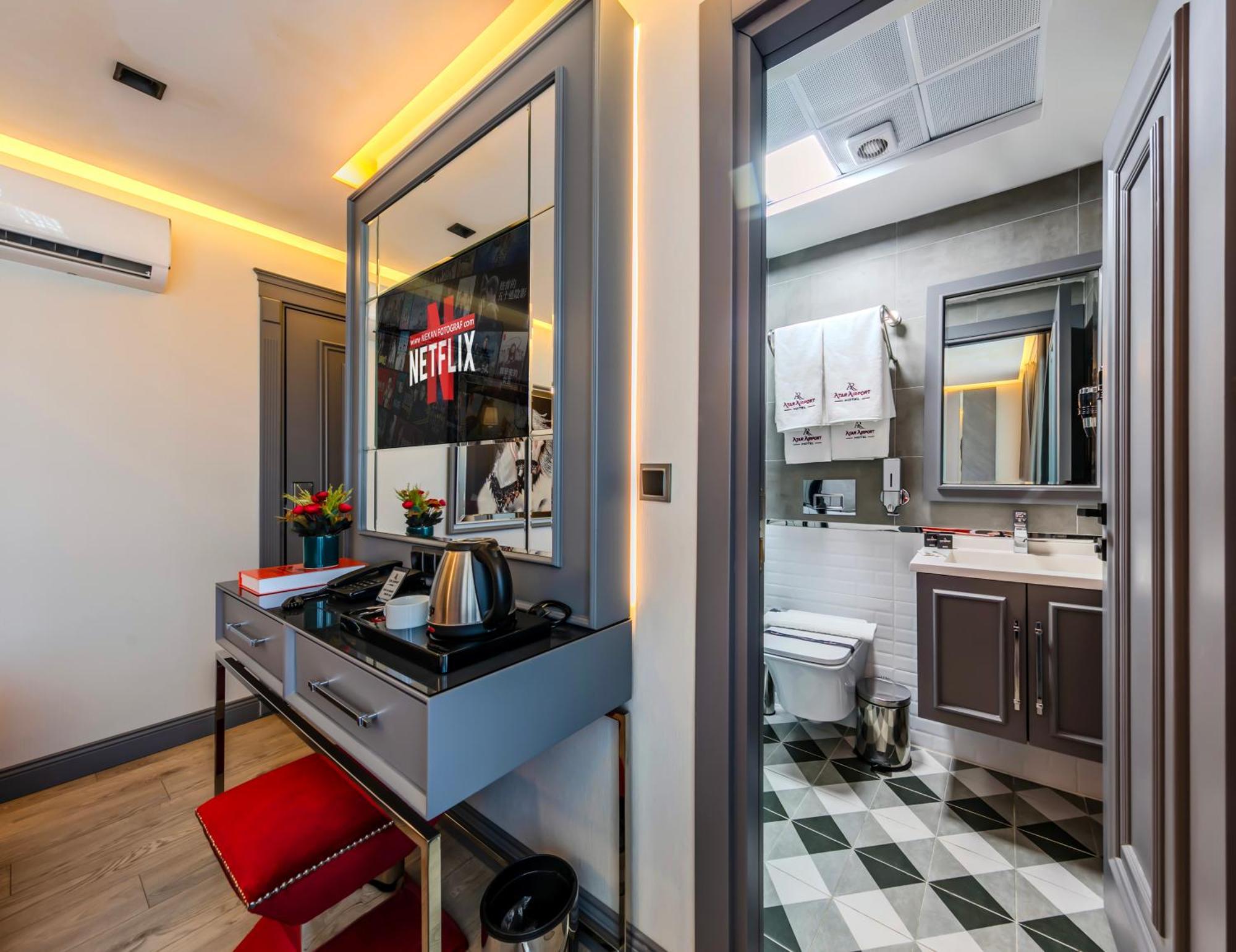 Atar Airport Hotel - Spa & Wellness Arnavutkoy Bagian luar foto